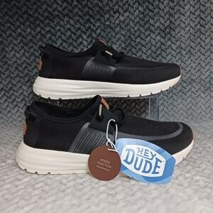 Hey Dude Women's Shoes Sirocco W Neutrals Black Sneakers Size 12